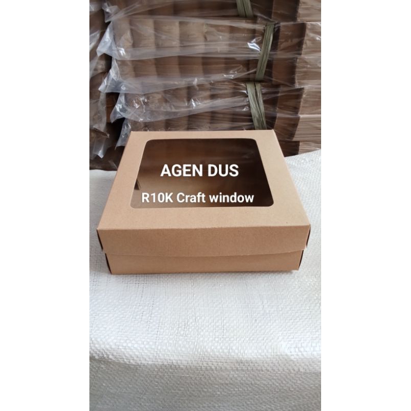 

R10K Craft window 20x20x7 Nasi kota/Hampers/Suvenir/Bolu