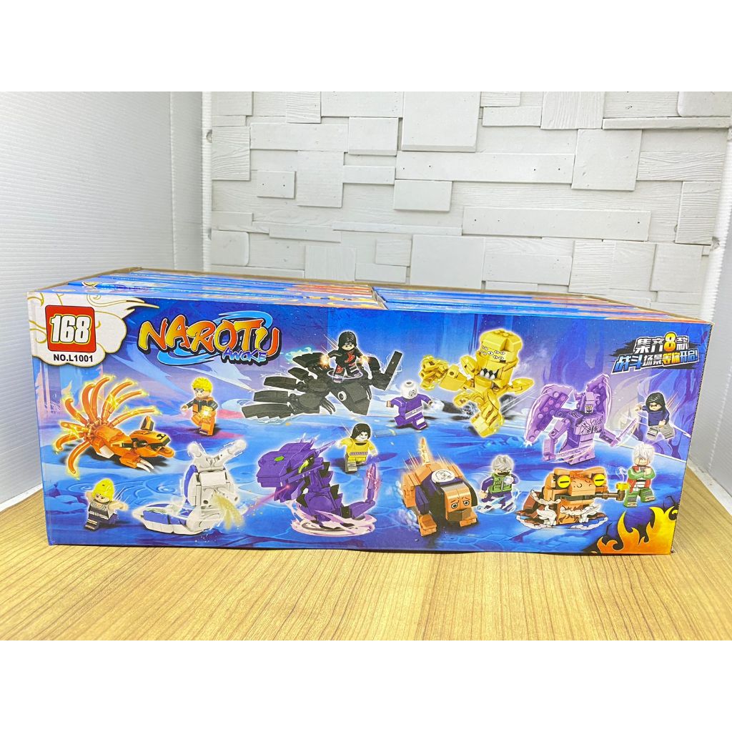 mainan bricks block action figure Lego Naruto Awoke SET ISI 8 L1001