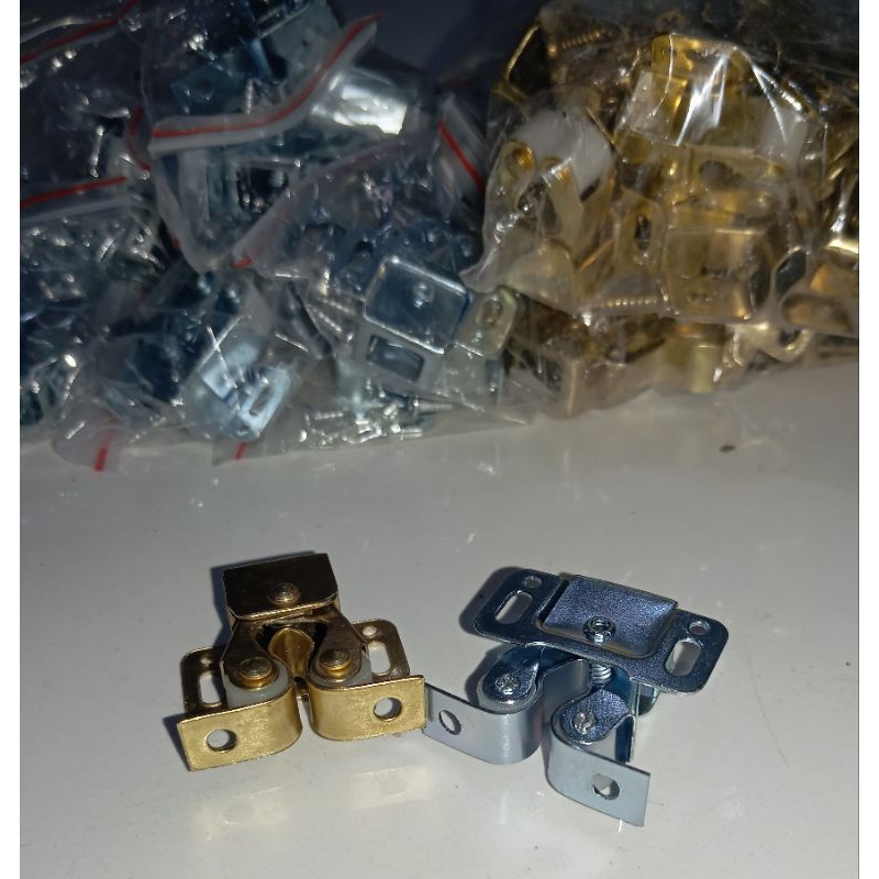 Capit udang stoper laci Chrome putih kuning