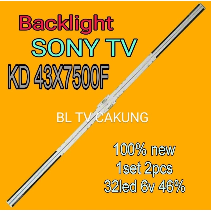 Lampu led backlight BL sony tv 43 43x7500F Kd-43X7500F