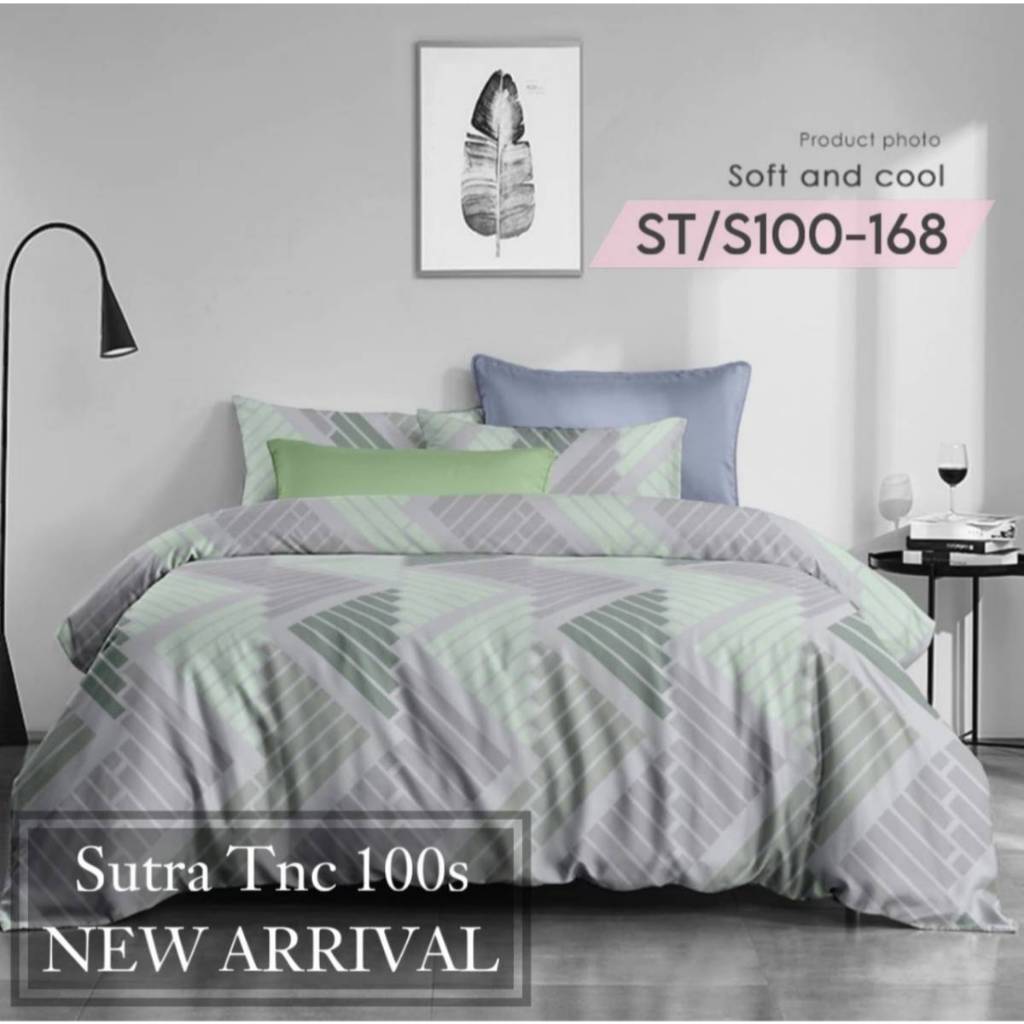 set bedcover tencel organik 100s