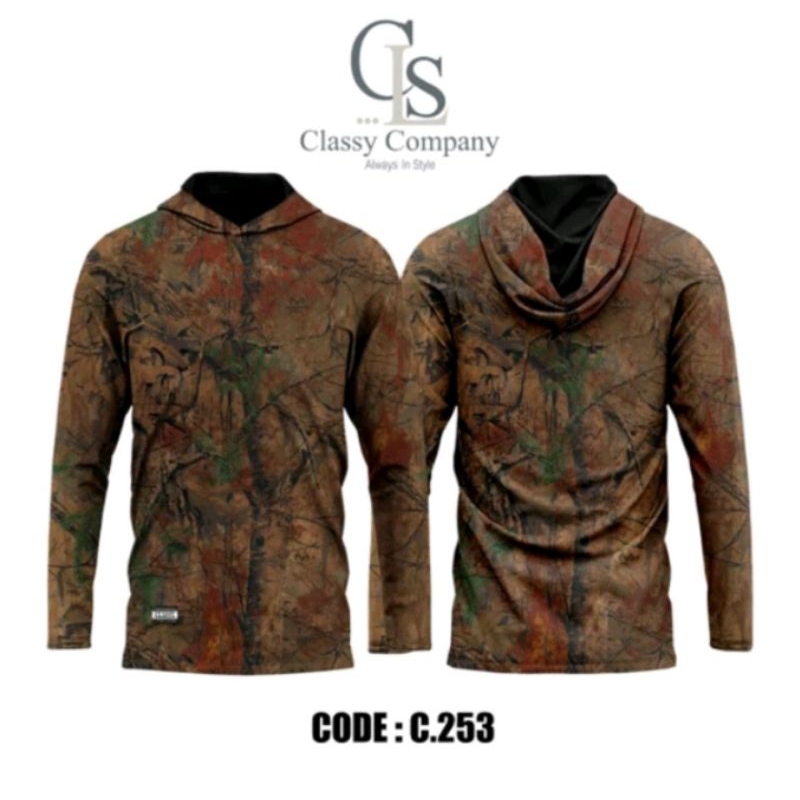 Baju camo berburu / kaos camo berburu / kaos jersey camo hunting berburu || C253