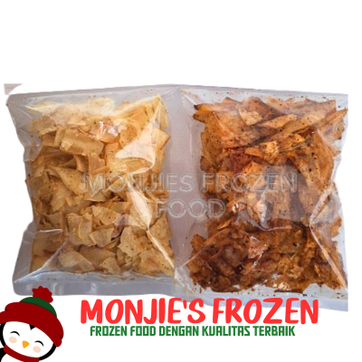 

KERIPIK Singkong Original/Pedas/Getuk 200gr - Kripik gurih dan renyah
