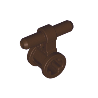 Lego Dark Brown Part 99021 Pneumatic Hose Connector with Axle Connector