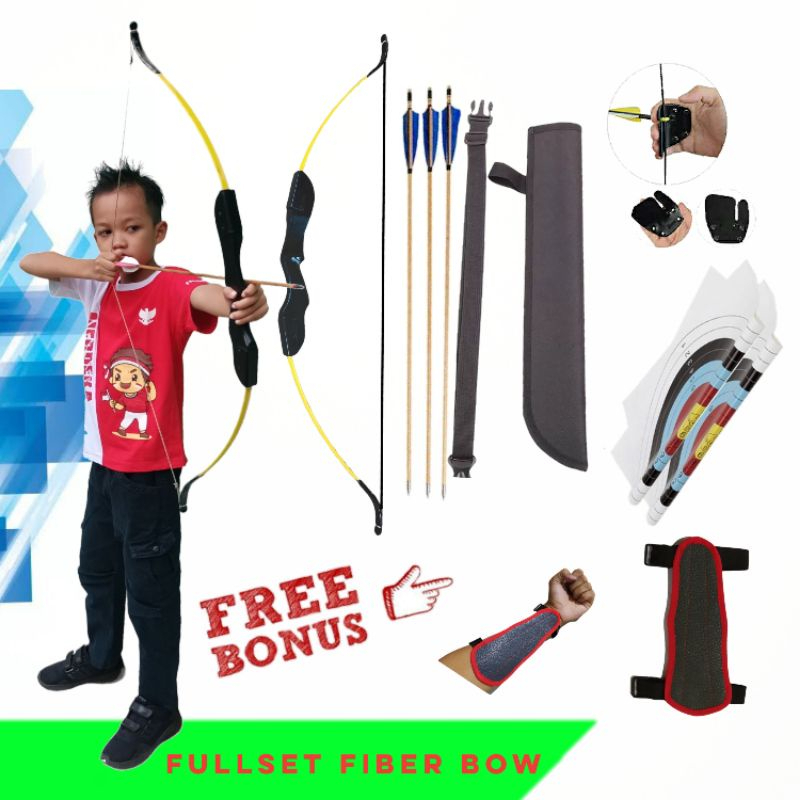 Busur Panah Anak SD Fiber Bow