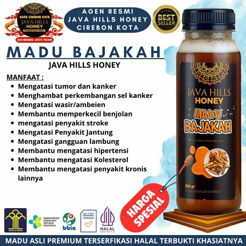 

Madu Bajakah 320gr Java Hills Honey