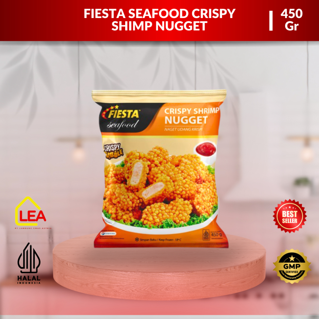 

Fiesta Seafood Crispy Shimp Nugget 450 Gram