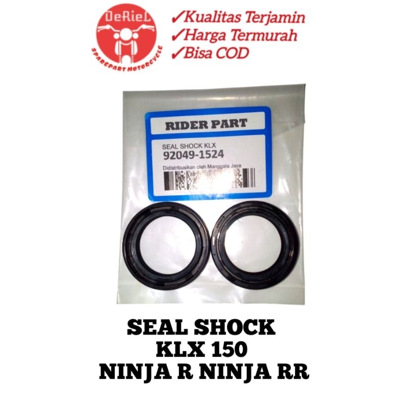 SEAL SHOCK SIL SHOCK SET DEPAN BELAKANG KAWASAKI KLX 150 NINJA R NINJA RR