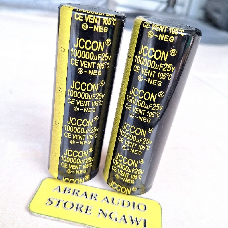 Capasitor Elco 100000uf 25v Elco 100.000/25v JCCON Original