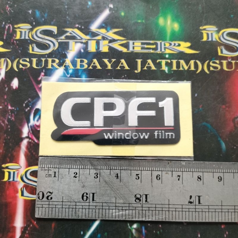 Stiker timbul embos kaca film mobil CPF1 windows film