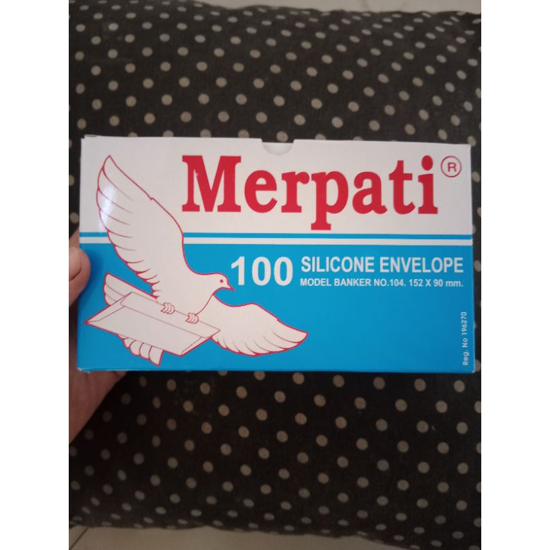 

1 pak amplop merpati biru isi 100