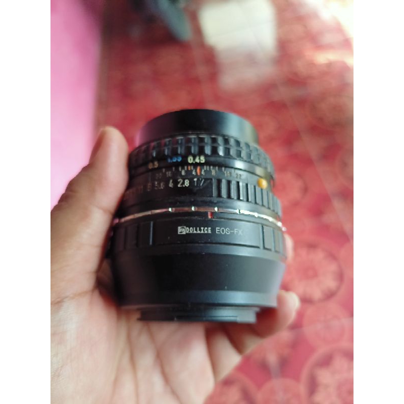 lensa fix manual petax 50mm for canon