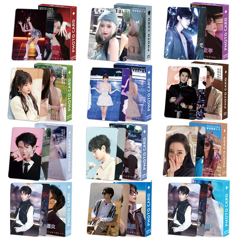 Photocard Lomocard Hologram Isi 55 Zhao Lusi, Ju Jingyi, Cheng Yi, Bai Jinting, Yang Mi, Zhao Liying