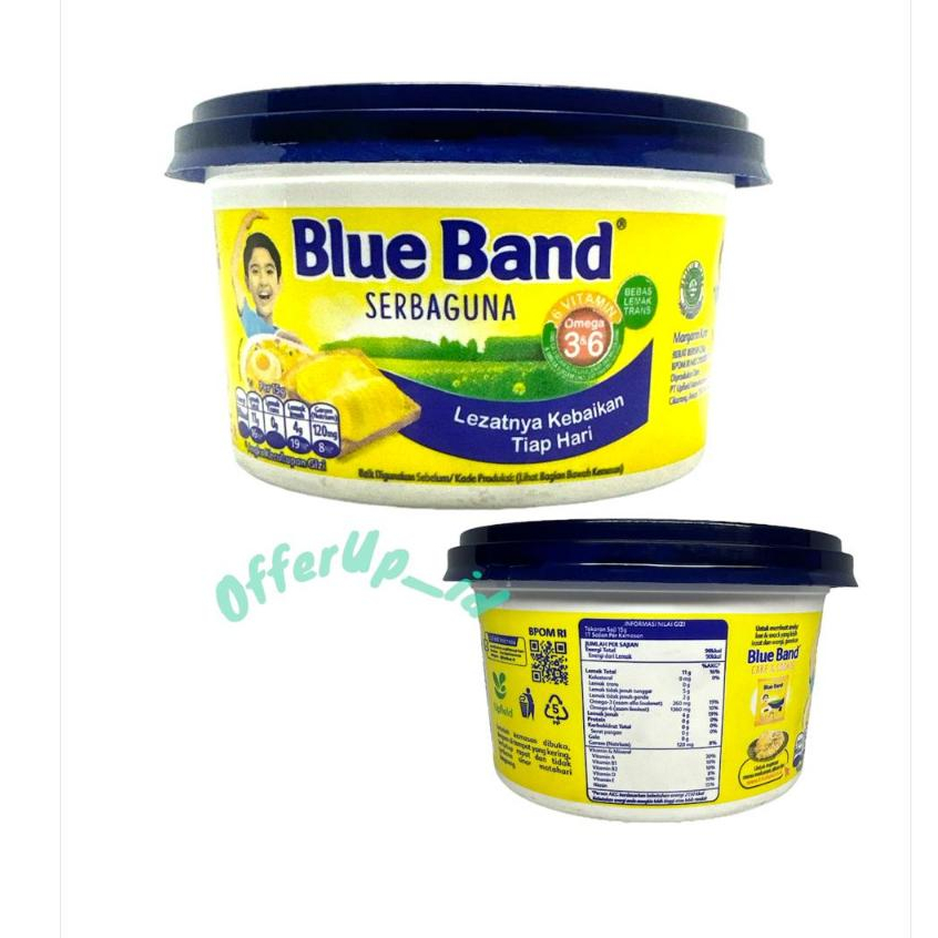 

Blue Band Mentega Serbaguna Cup 250 gram