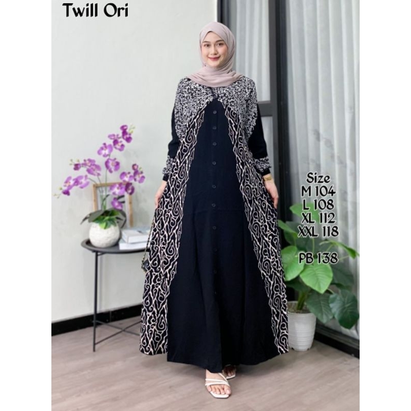 GAMIS TWILL ORI TWILL RAYON CANDIMEKAR GAMIS TWILL  MALAMAN TERBARU TERLARIS  DAN KEKINIAN GROSIR BA