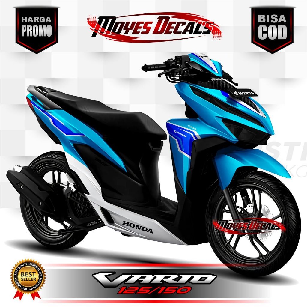 Decal Motor Vario 125/150 Keyles 2018-2019 - Stiker Motor Vario 125/150 Keyles 2018-2019 Fullbody Pr