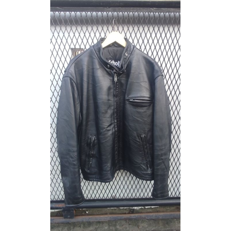 LEARTHER JACKET CAFERACER SCHOTT N.Y.C ORIGINAL