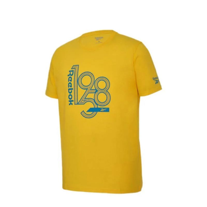 Reebok Men T Shirt - Yellow (DIJAMIN 100% ORIGINAL)