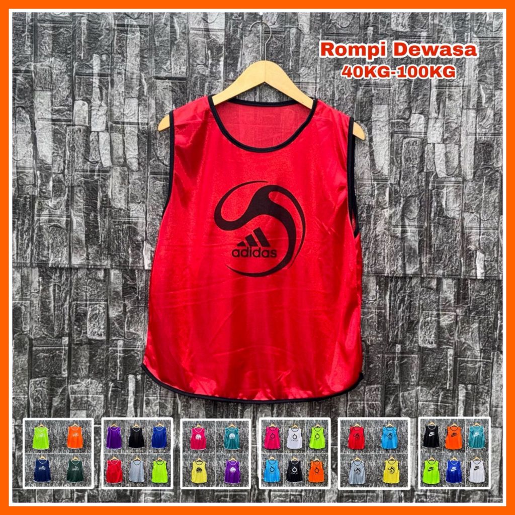 Rompi Dewasa - Rompi Latihan Bola Futsal Pria Wanita Rompi Olahraga Murah Rompi Futsal Terbaru Rompi