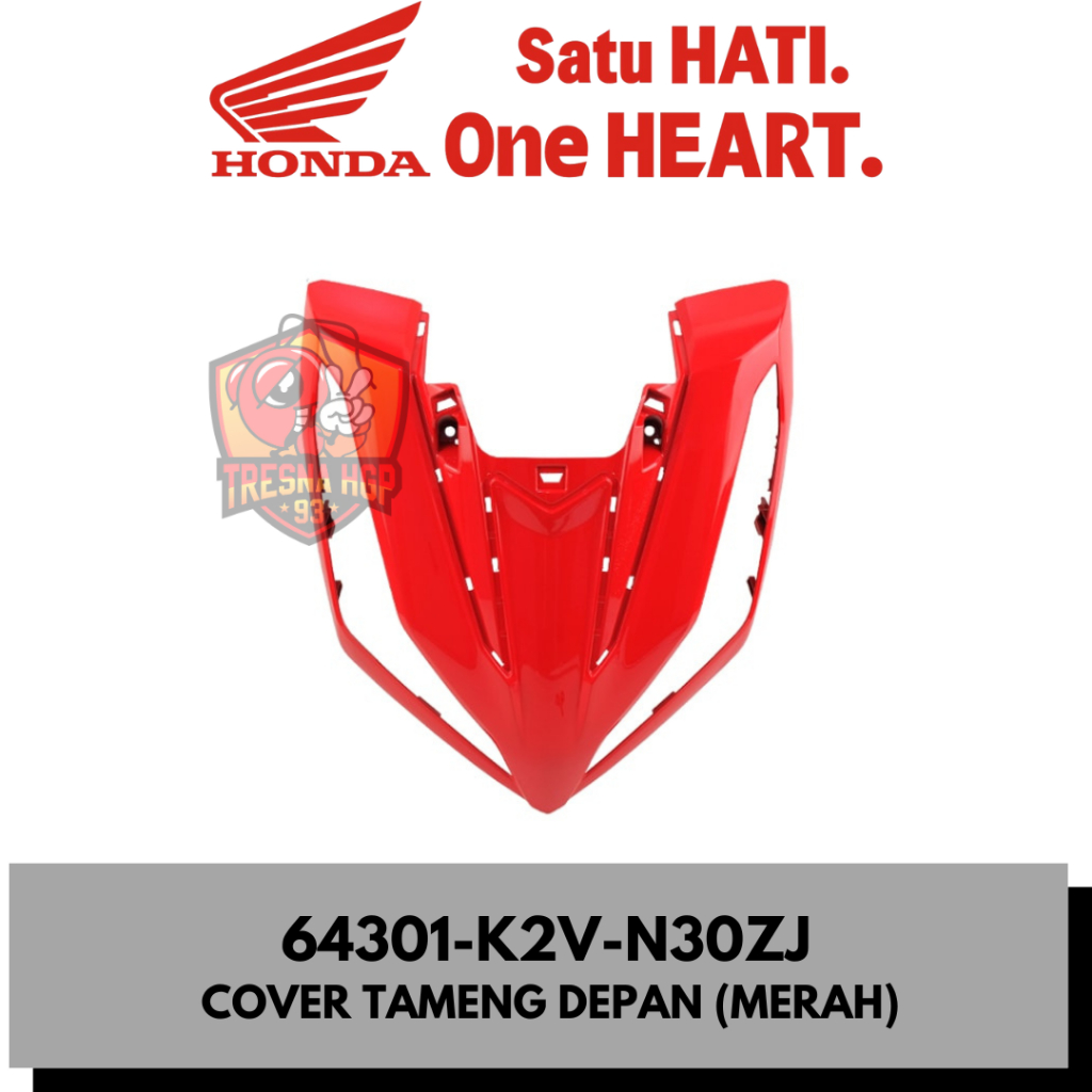 64301-K2V-N30ZJ COVER TAMENG DEPAN NEW VARIO 125 ESP K2V GEN 2 ORIGINAL | COVER FRONT 64301K2VN30ZJ