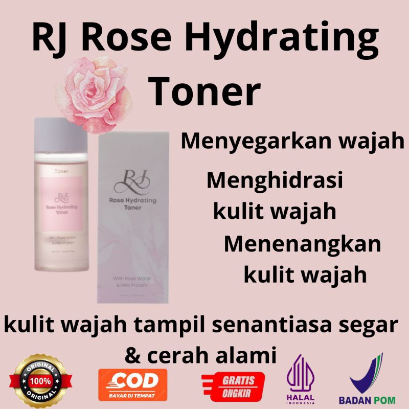 RJRoseHydratingTonerMenyegarkanWajahdan menghidrasi kulitwajah