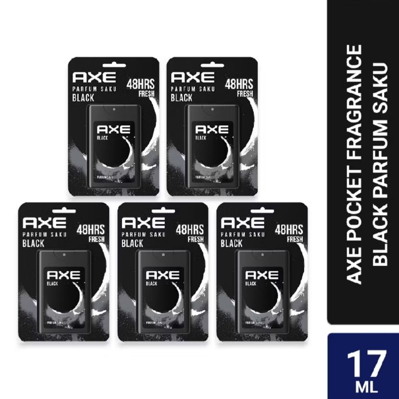 [PAKET 5 PACK] Parfum pocket isi 5 parfum AXE DARK TEMPTATION AXE BLACK