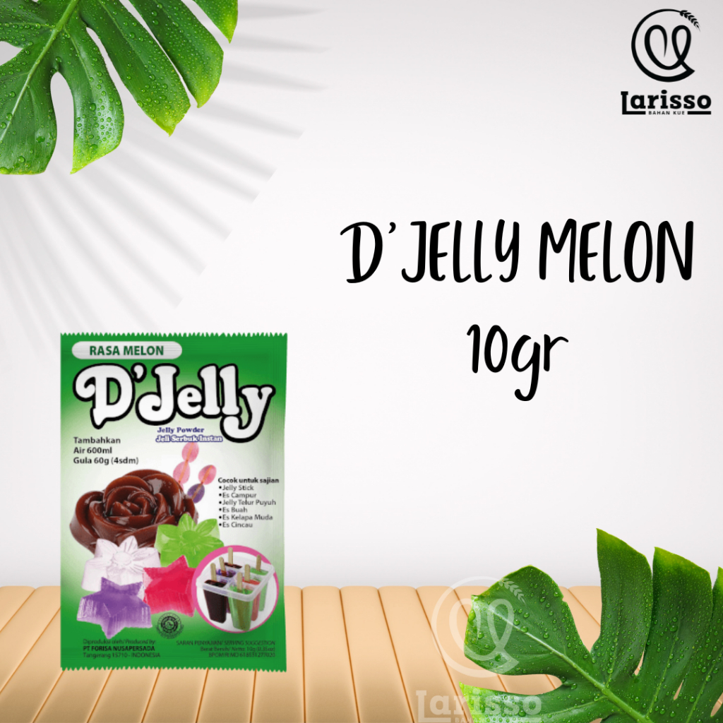 

D'JELLY JELLY POWDER RASA MELON 10GR