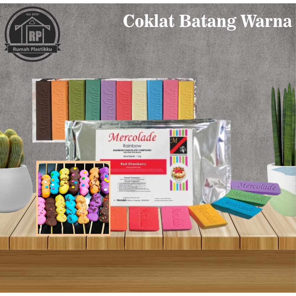 

Coklat Mercolade Compound Batang / Coklat Batang Warna Warni