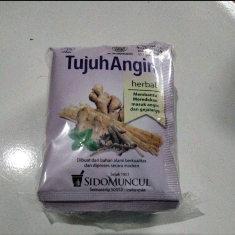 

jamu tujuh angin herbal 10 sset