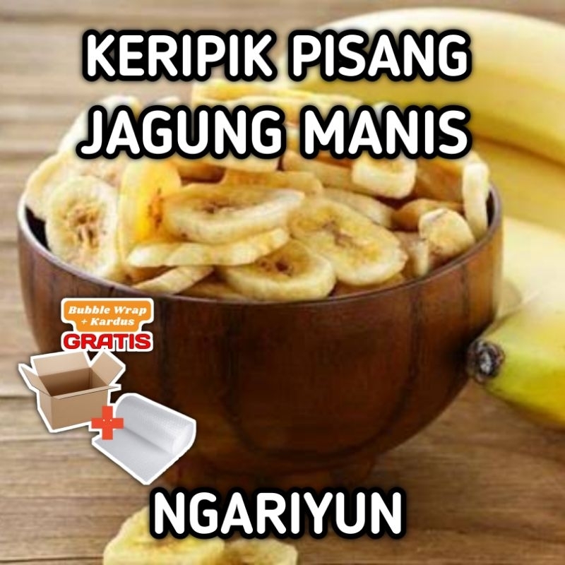 

KERIPIK PISANG JAGUNG RENYAH khas BOJONEGORO