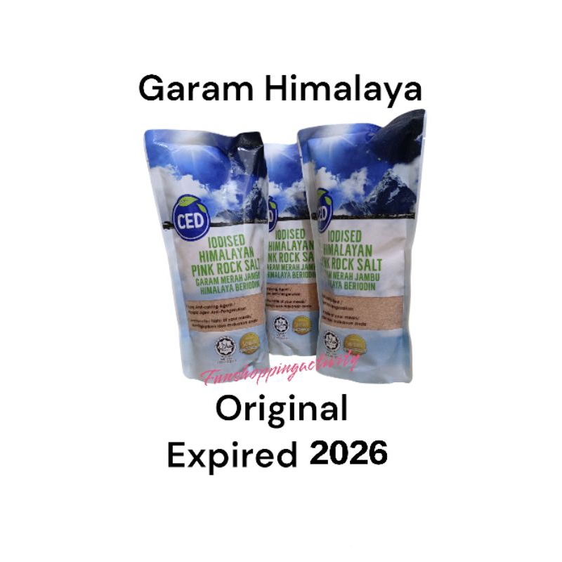 

GARAM HIMALAYA 500gr garam CED ORIGINAL tidak pahit