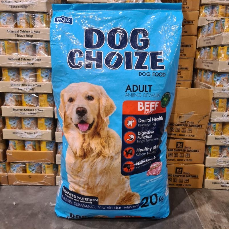 Dog Choize Dog Food Beef 20 kg / Makanan Anjing 20kg
