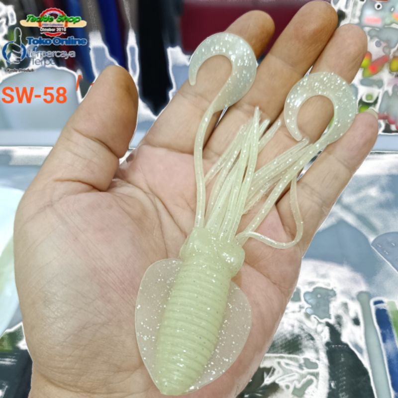 Umpan Softlure Cumi 14cm-18gr untuk Trolling   SW-58