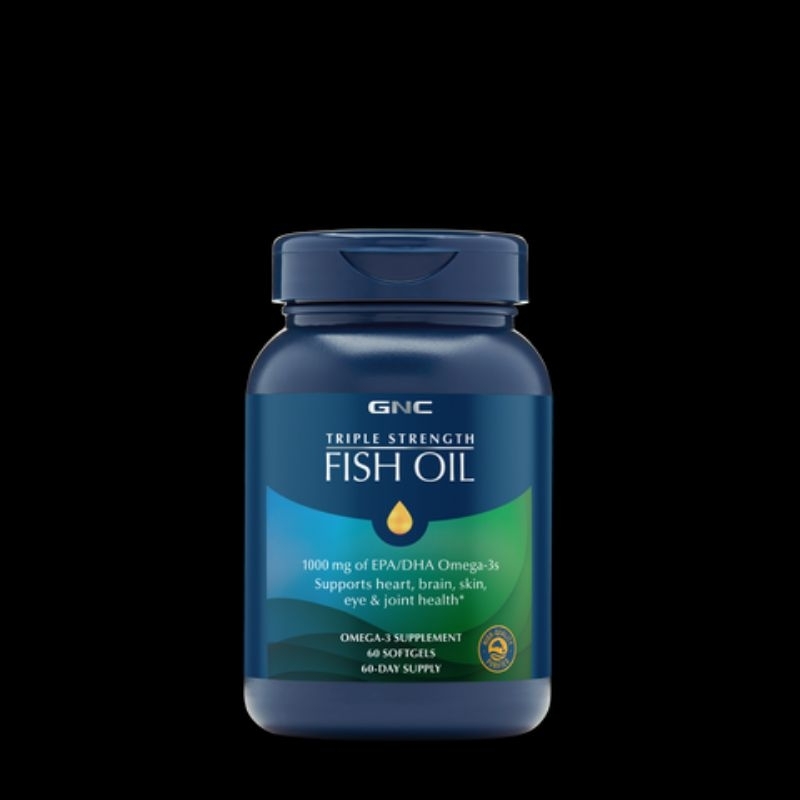 GNC Triple Strength Fish Oil - 60 Softgels