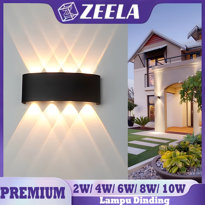 Lampu Dinding Taman Outdoor 2/ 4/ 6/ 8/ 10W Minimalis Lampu Hias Led Dinding Kamar Rumah