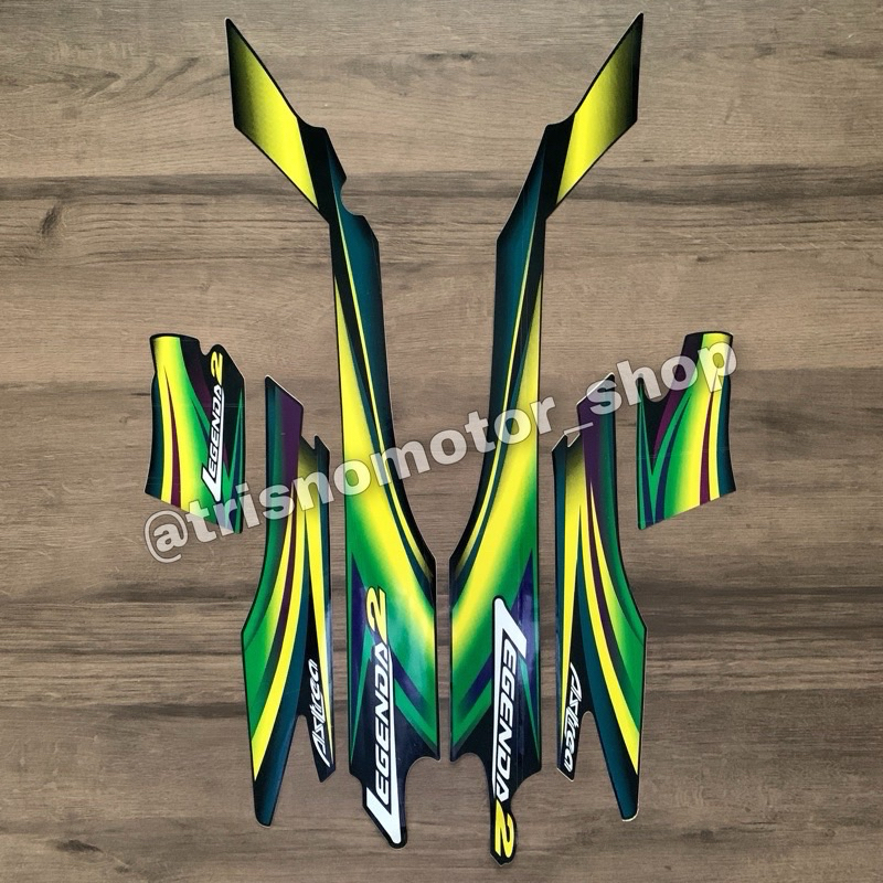 striping sticker stiker lis list body motor Honda Astrea grand legenda 2 legenda2 full set standar b