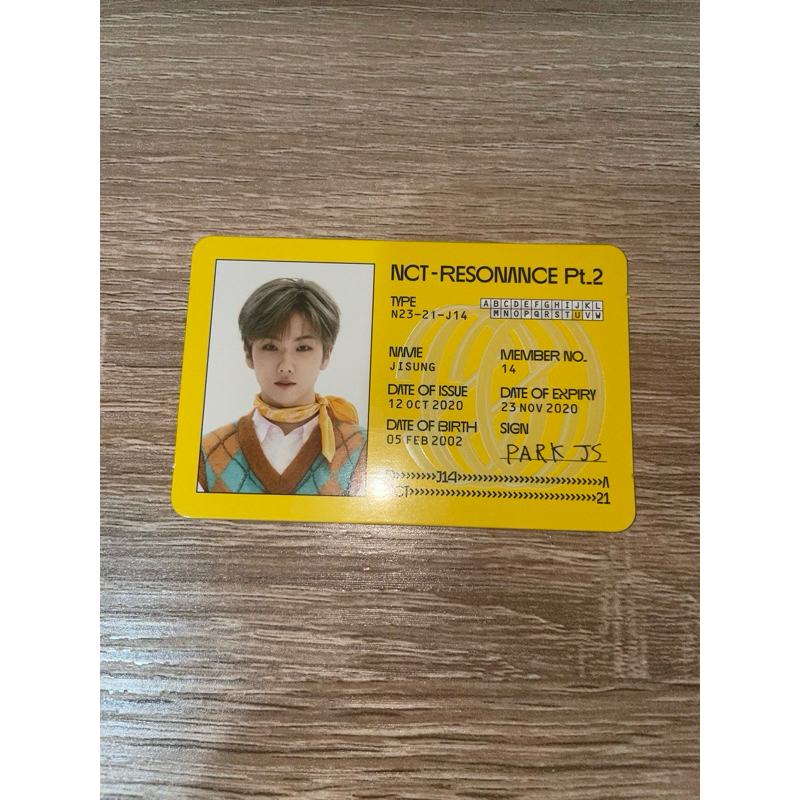 Jisung ID Card Resonance Pt. 2 Departure