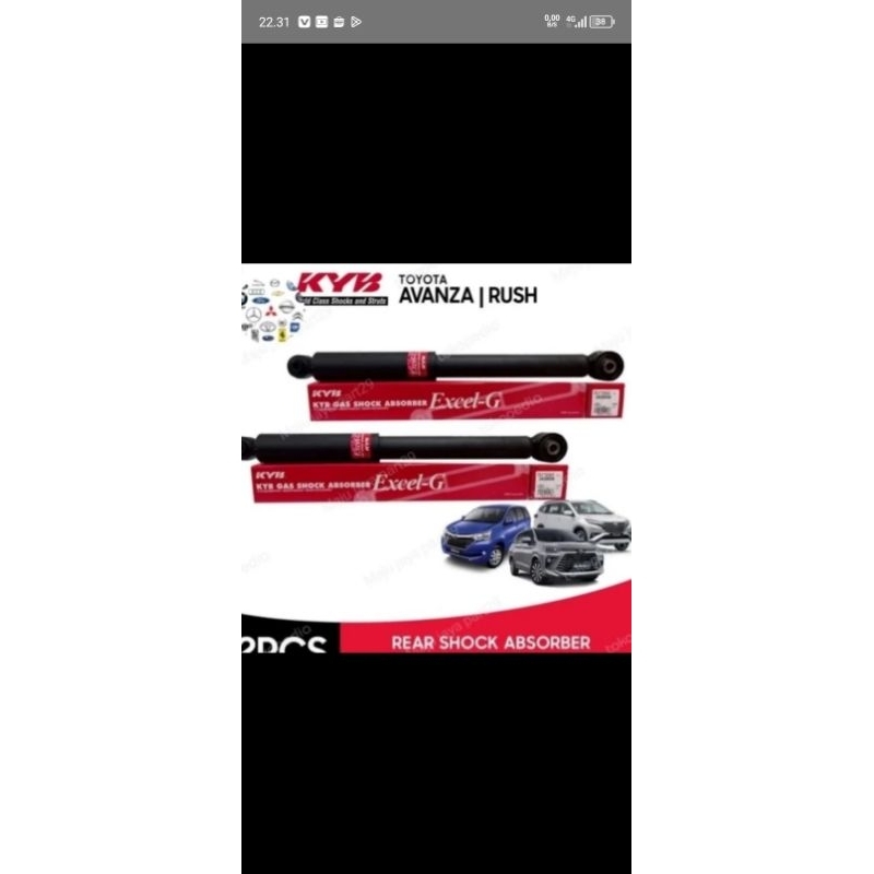 shockbreaker Avanza belakang asli original kayaba excel-g japan