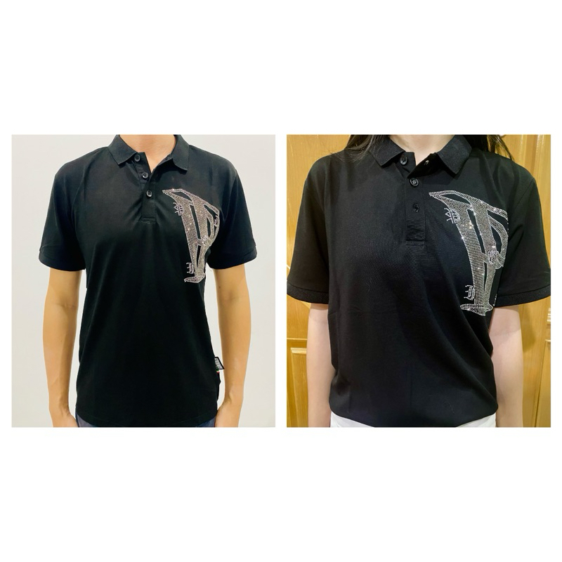 JS Baju Polo Unisex Philipp Plein Bahan Premium/Baju Couple Premium