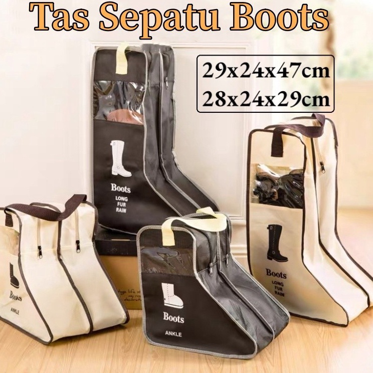 Bisa Cod  Tas Sepatu Boots Tas Penyimpanan SepatuBoots Storage Short AnkleTas Penyimpanan Boot Tahan