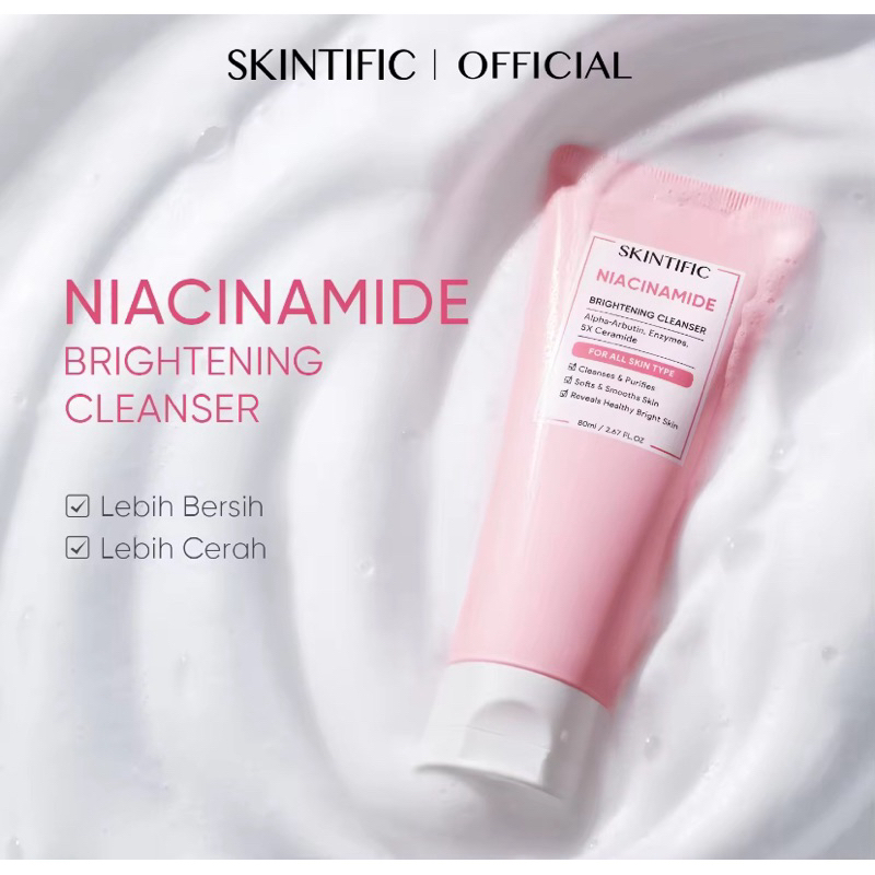 FACIAL WASH SKINTIFIC NIACINAMIDE NEW