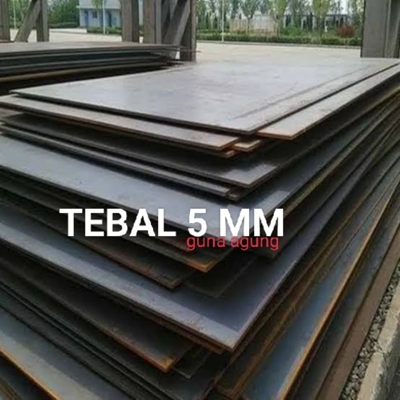 PLAT BESI KAPAL TEBAL 5MM uk 45CM x 45,50,55,60 CM GRATIS ONGKIR
