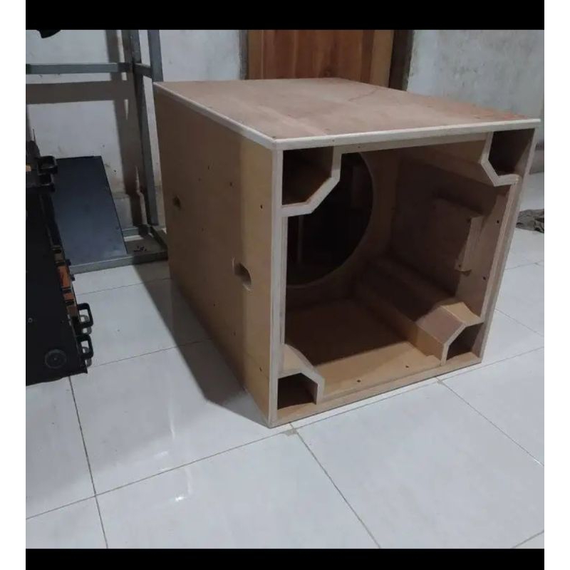 Box speaker 18 inch planar singgel full meranti mundur 90cm