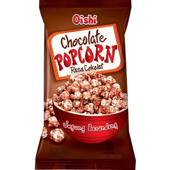 

NEW VARIAN Oishi PopCorn Pop Corn Oishi coklat Kemasan Mini isi 1 renteng