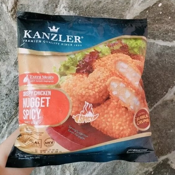 

KANZLER SPICY crispy chicken nugget 450gr frozen food bandung