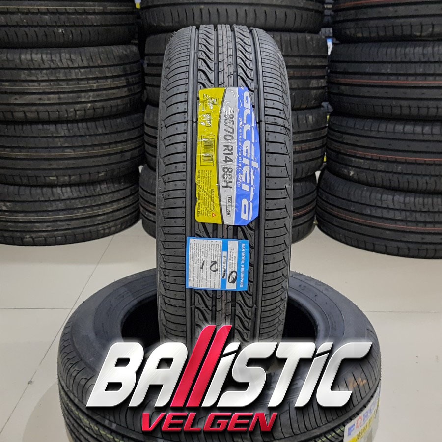 Ban Tubles Mobil Xenia, Panther, Avanza DLL Ukuran 185/70 Ring 14 Ban Mobil Merk ACCELERA Murah