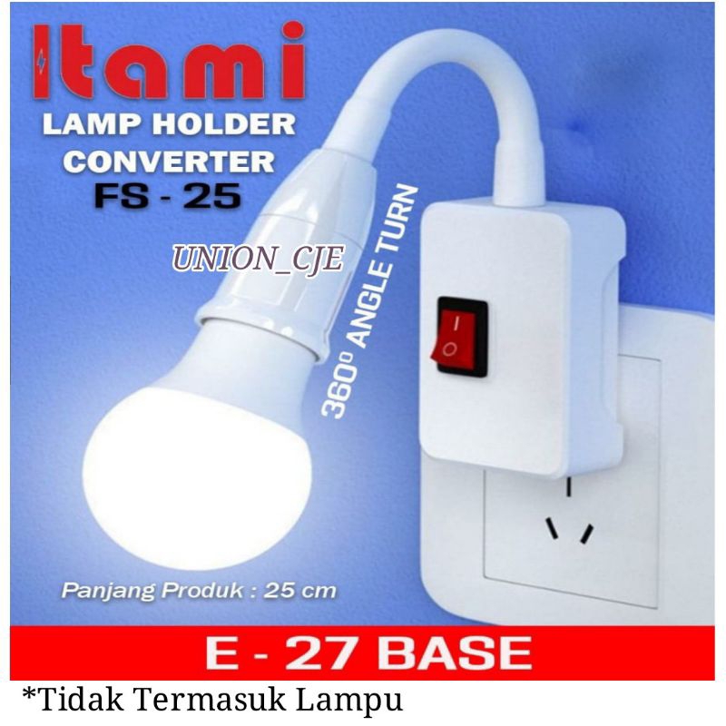 Fiting Colok Fleksibel/Lamp Holder Flexible E27 Itami