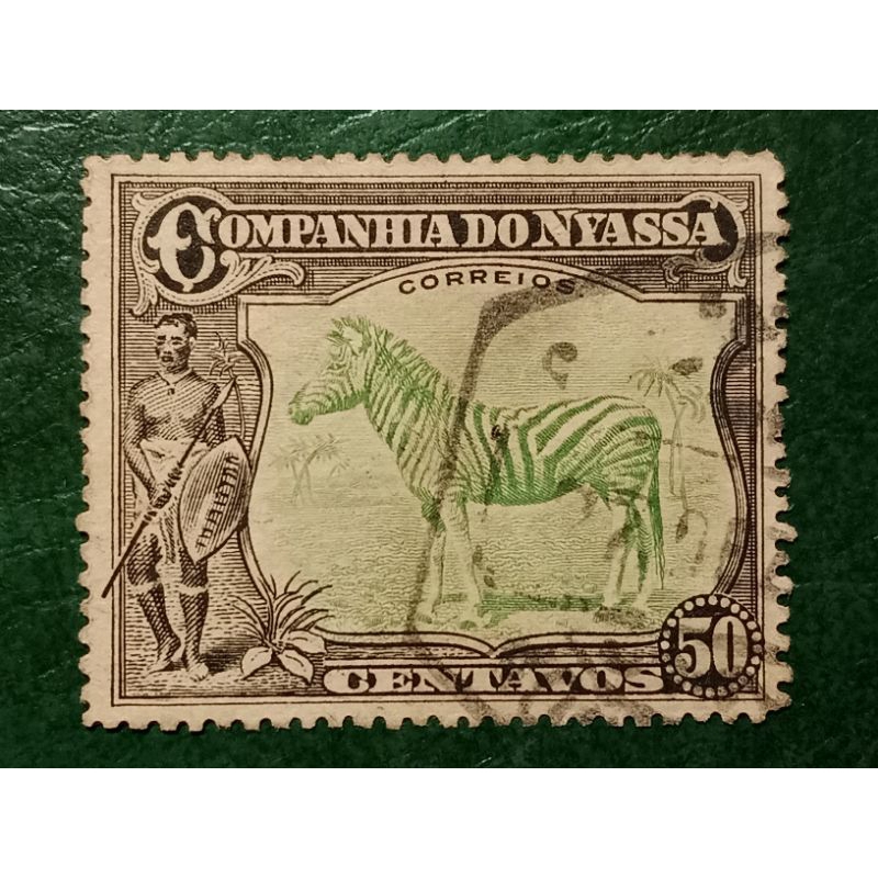 

Prangko Nyassa Portugis 50 Centavos Tahun 1921 USED