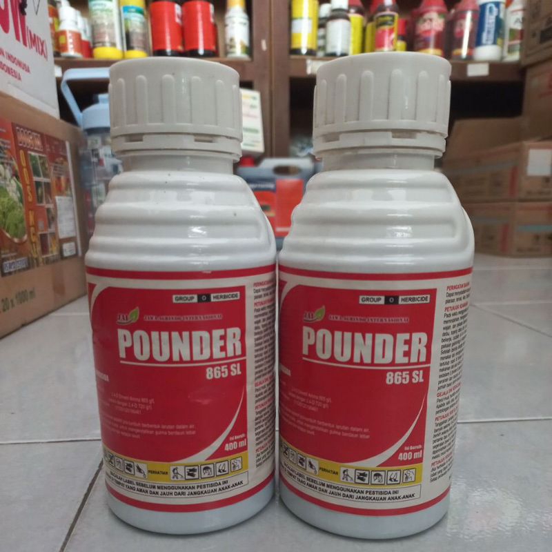 Herbisida sistemik selektif,pounder 865SL-400ml