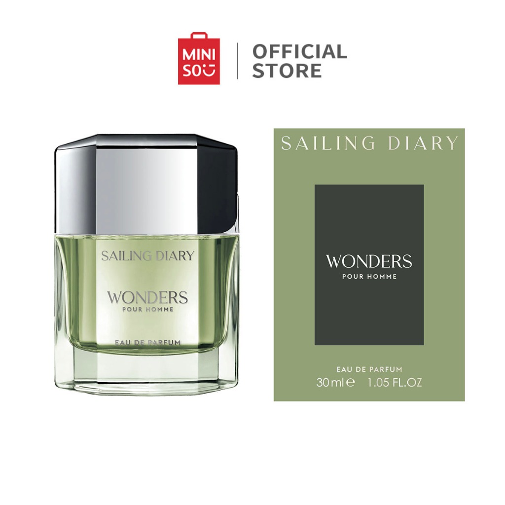Miniso Parfum Pria Eau De Parfum Sailing Diary Aroma Yang Tahan Lama Perfum Mudah Dibawa 25ml